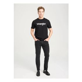 Wrangler W15Q666201M82 Greensboro Düşük Bel Regular Fit Siyah Erkek Kot Pantolon