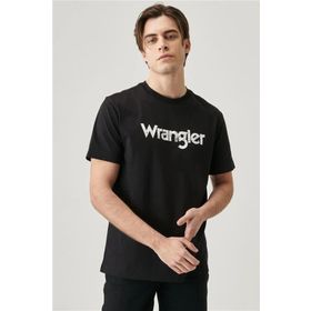 Wrangler W211922001 Siyah Logo Erkek T-shirt