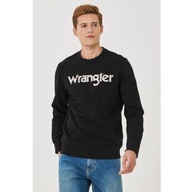 Wrangler W212025001 Siyah Erkek Sweatshirt