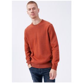 Wrangler W222106220 Kahve Bisiklet Yaka Erkek Kazak