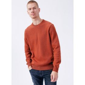 Wrangler W222106220 Kahve Bisiklet Yaka Erkek Kazak