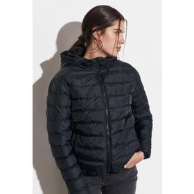 Wrangler W222561 Siyah Regular Fit Şişme Kadın Mont