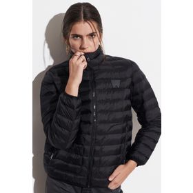 Wrangler W222563 Siyah Regular Fit Şişme Kadın Mont