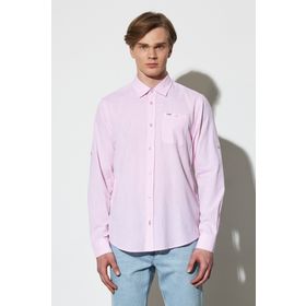 Wrangler W231039611 Pembe Erkek Gömlek