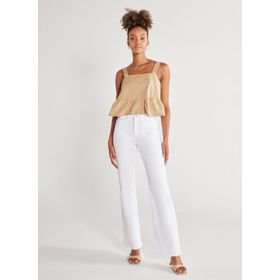 Wrangler W231112614 Bej Kare Yaka Kadın Bluz