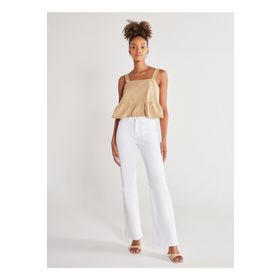 Wrangler W231112614 Bej Kare Yaka Kadın Bluz