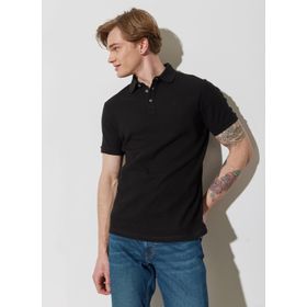 Wrangler W231325001 Siyah Polo Yaka Erkek T-shirt