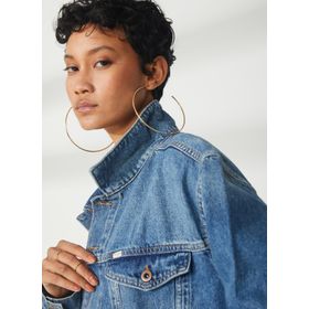 Wrangler W231616XT Lacivert Uzun Cepli Oversize Yazlık Kadın Ceket