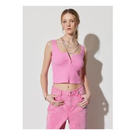 Wrangler W231675611 Berrak Tüzünataç Pembe Geniş Yaka Kadın Bluz