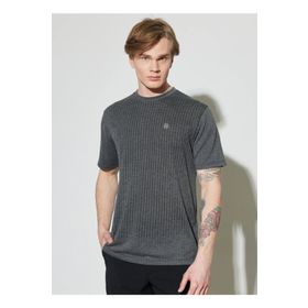 Wrangler W231708001 Bisiklet Yaka Siyah Erkek T-Shirt