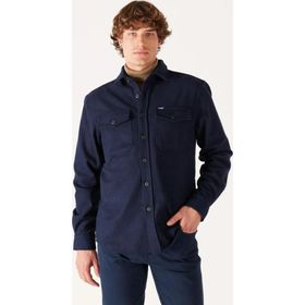 Wrangler W232137410 Lacivert Erkek Gömlek