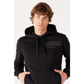 Wrangler W232242001 Kapüşonlu Erkek Sweatshirt