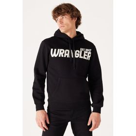 Wrangler W232257001 Siyah Erkek Sweatshirt