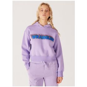 Wrangler W232302816 Lila Kapüşon Yaka Kadın Sweatshirt