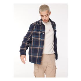 Wrangler W232406410 Lacivert Loose Fit Erkek Ceket