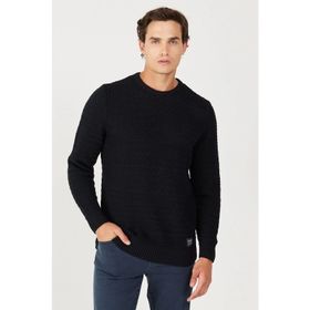 Wrangler W232580001 Siyah Erkek Kazak