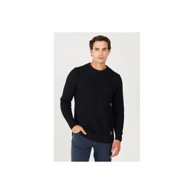 Wrangler W232580001 Siyah Erkek Kazak