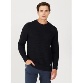 Wrangler W232580001 Siyah Erkek Kazak