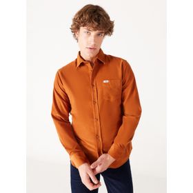 Wrangler W5A14AH29 Kahve Regular Fit Erkek Gömlek
