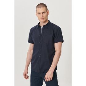Wrangler W5J7LO114 Lacivert Erkek Keten Karışımlı Gömlek