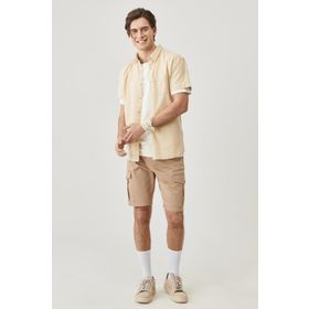 Wrangler W5J7LO614 Regular Fit Bej Erkek Gömlek