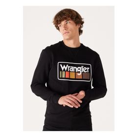 Wrangler W646H1001 Siyah Erkek Sweatshirt