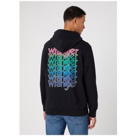 Wrangler W674I4100 Kapüşon Yaka Siyah Erkek Sweatshirt