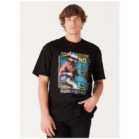 Wrangler W7A1EE100 Siyah Bisiklet Yaka Erkek T-Shirt