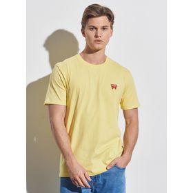 Wrangler W7C07DY36 Bisiklet Yaka Sarı Erkek T-shirt