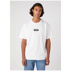 Wrangler W7C4EE989 Bisiklet Yaka Beyaz Erkek T-Shirt