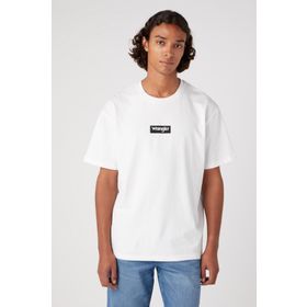 Wrangler W7C4EE989 Bisiklet Yaka Beyaz Erkek T-Shirt