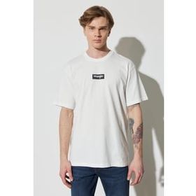 Wrangler W7C4EE989 Bisiklet Yaka Beyaz Erkek T-Shirt