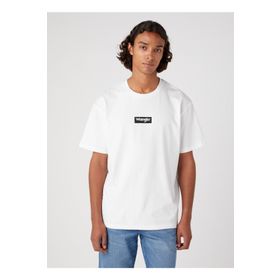Wrangler W7C4EE989 Bisiklet Yaka Beyaz Erkek T-Shirt