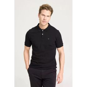 Wrangler W7D5K4XX2T001 Polo Yaka Siyah Erkek T-shirt