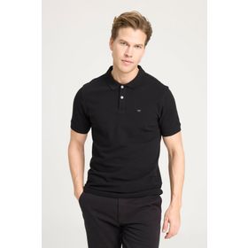 Wrangler W7D5K4XX2T001 Polo Yaka Siyah Erkek T-shirt
