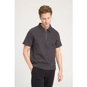 Wrangler W7NQ20528633W Polo Yaka Siyah Erkek T-shirt