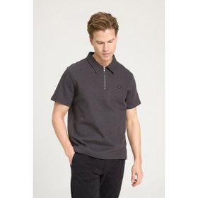 Wrangler W7NQ20528633W Polo Yaka Siyah Erkek T-shirt