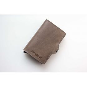 Wrapsol Çiftli Vizon Deri Mekanizmalı Cüzdan