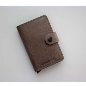 Wrapsol Tekli Vizon Deri Mekanizmalı Cüzdan