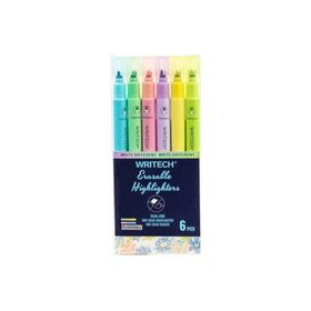 Writech W-822 Silinebilir Pastel 6 Renk Fosforlu Kalem