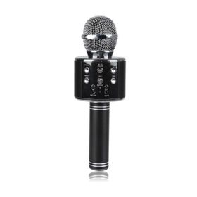 WS-858 Gümüş Bluetooth Karaoke Mikrofon