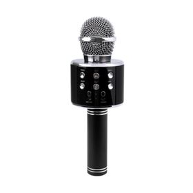 WS-858 Siyah Bluetooth Karaoke Mikrofon