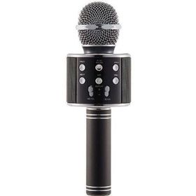 WS-858 Siyah Bluetooth Karaoke Mikrofon