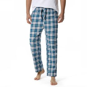 Wslcn Flanel Dokuma Gecelik Pantolon Ekose 3 Erkek Ekose Pijama Altı