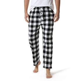 Wslcn Flanel Dokuma Gecelik Pantolon Ekose 9 Erkek Ekose Pijama Altı
