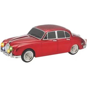 Wster WS-596BT Kırmızı Jaguar Mark II 1967 Model 10 W Bluetooth Hoparlör