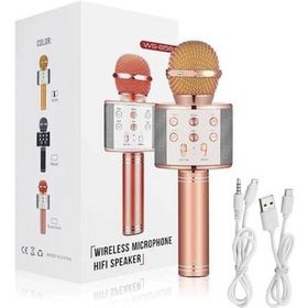 Wster Ws-858 Rose Gold Karaoke Mikrofon