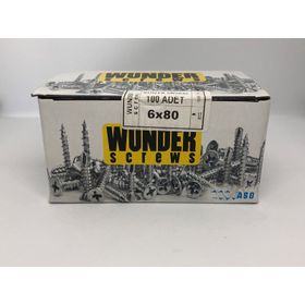 Wunder 6x80 100 Adet Sunta Vidası