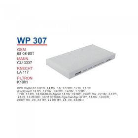Wunder Opel Vectra C Oem No: 6808601 Polen Filtresi