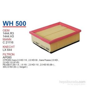 Wunder Peugeot 206 Süngerli Oem No:1444.H3 Hava Filtresi